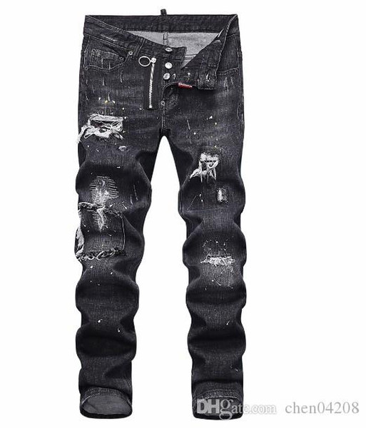 Summer 2019 wholesale men's jeans, European denim production of good quality men's wear welcome to size 28-38:44-54 012