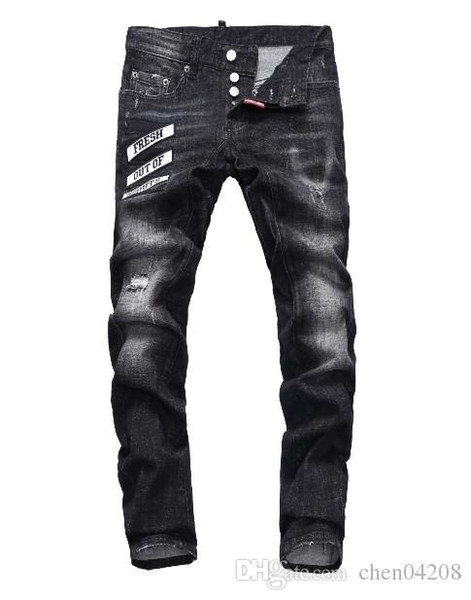 Summer 2019 wholesale men's jeans, European denim production of good quality men's wear welcome to size 28-38:44-54 09