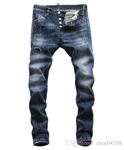 Summer 2019 wholesale men's jeans, European denim production of good quality men's wear welcome to size 28-38:44-54 038