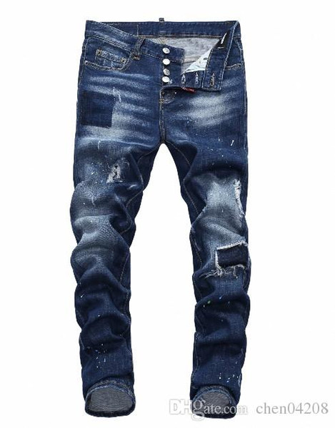 Summer 2019 wholesale men's jeans, European denim production of good quality men's wear welcome to size 28-38:44-54 050