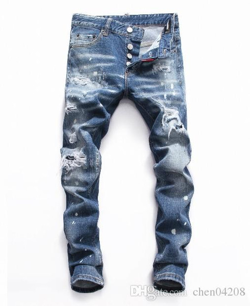 Summer 2019 wholesale men's jeans, European denim production of good quality men's wear welcome to size 28-38:44-54 049