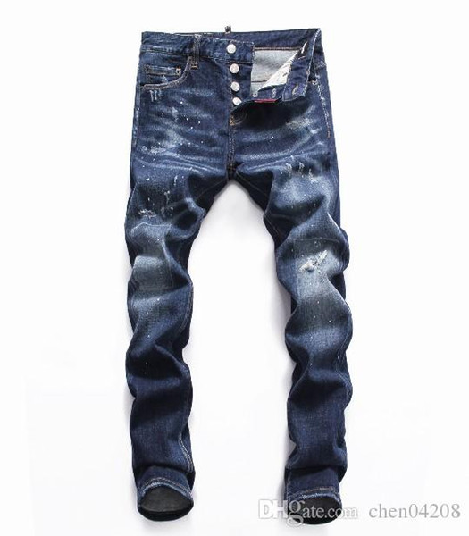 Summer 2019 wholesale men's jeans, European denim production of good quality men's wear welcome to size 28-38:44-54 64