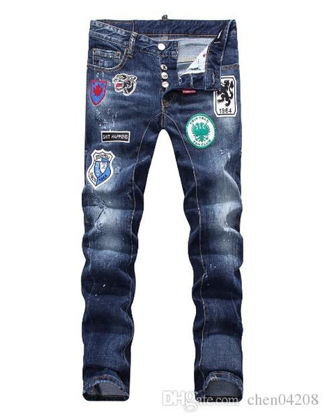 Summer 2019 wholesale men's jeans, European denim production of good quality men's wear welcome to size 28-38:44-54 019