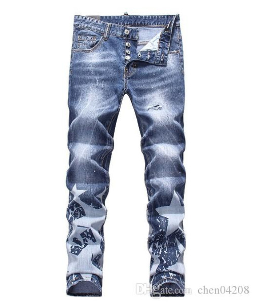 Summer 2019 wholesale men's jeans, European denim production of good quality men's wear welcome to size 28-38:44-54 025