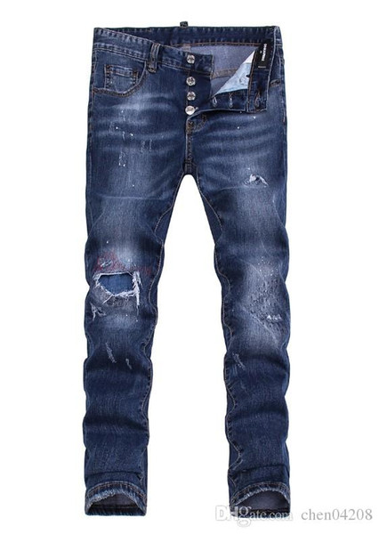 Summer 2019 wholesale men's jeans, European denim production of good quality men's wear welcome to size 28-38:44-54 027