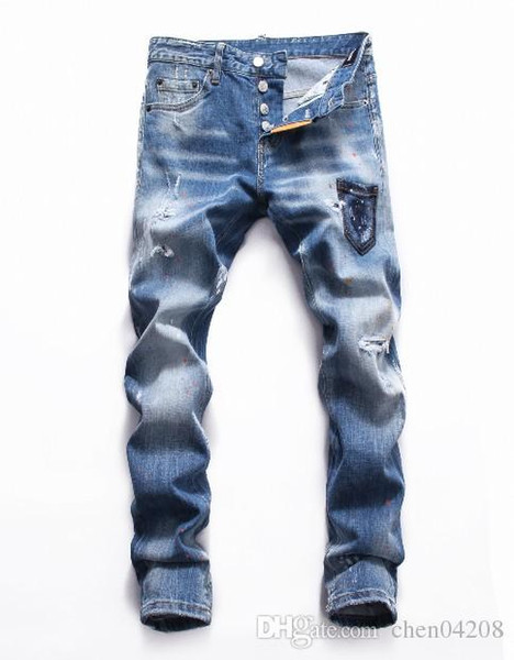 Summer 2019 wholesale men's jeans, European denim production of good quality men's wear welcome to size 28-38:44-54 059