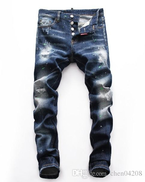 Summer 2019 wholesale men's jeans, European denim production of good quality men's wear welcome to size 28-38:44-54 076