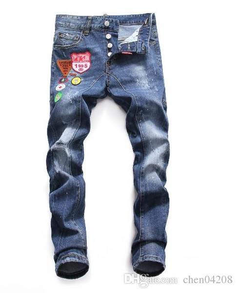 Summer 2019 wholesale men's jeans, European denim production of good quality men's wear welcome to size 28-38:44-54 078