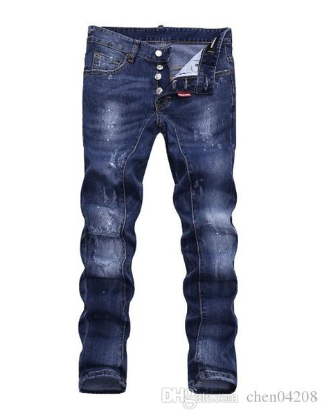 Summer 2019 wholesale men's jeans, European denim production of good quality men's wear welcome to size 28-38:44-54 028