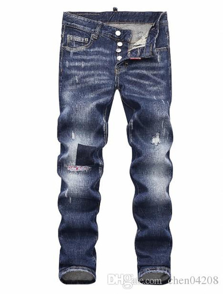 Summer 2019 wholesale men's jeans, European denim production of good quality men's wear welcome to size 28-38:44-54 013