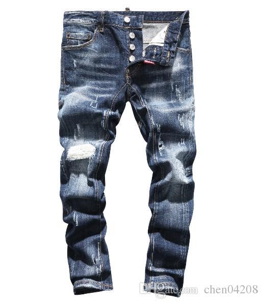 Summer 2019 wholesale men's jeans, European denim production of good quality men's wear welcome to size 28-38:44-54 07