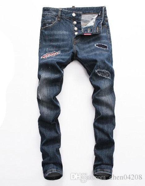 Summer 2019 wholesale men's jeans, European denim production of good quality men's wear welcome to size 28-38:44-54 072