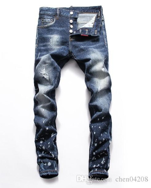 Summer 2019 wholesale men's jeans, European denim production of good quality men's wear welcome to size 28-38:44-54 074