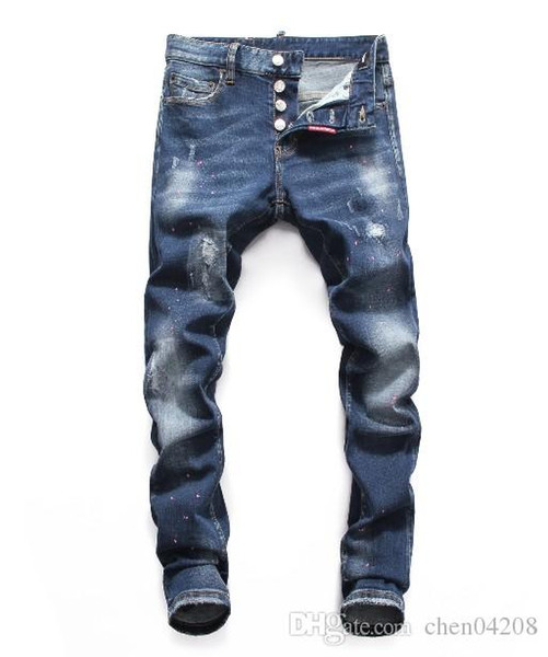 Summer 2019 wholesale men's jeans, European denim production of good quality men's wear welcome to size 28-38:44-54 69