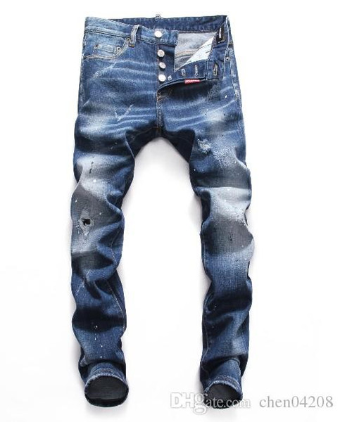 Summer 2019 wholesale men's jeans, European denim production of good quality men's wear welcome to size 28-38:44-54 070