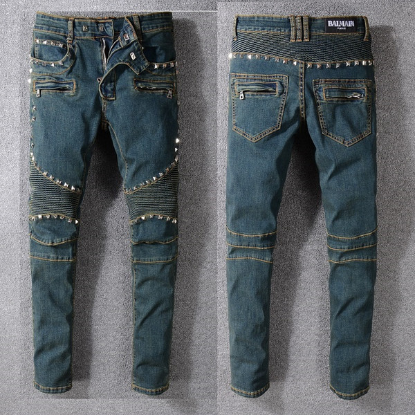 2019 New Designer Men's Jeans Lightweight Jeans Brand Denim Pants Fashion Casual Classic Straight Denim Designer Jeans Size 29-42