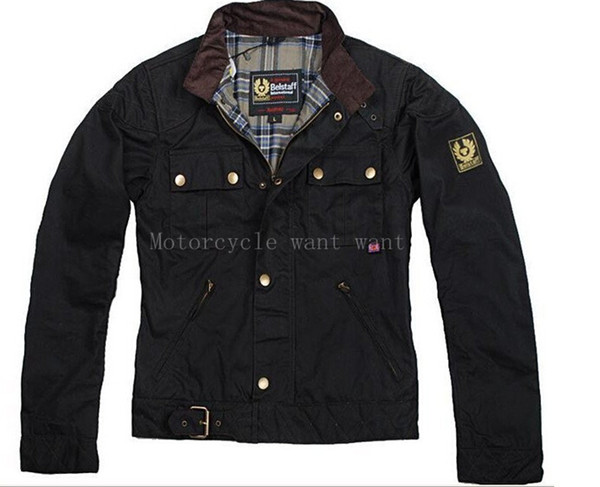 Wholesale-steve Man Jacket motorcycle jacket men's wax outerwear top quality The roadmaster Jacket