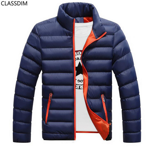 Men's New High-Quality Cotton Jacket Men Stand Up Thick Warm Casual Fashion Winter Essential Down Jacket Size M-4XL