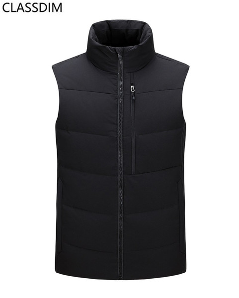 North America Well - Known Brand Down Vest Men's Outdoor Sports High-Quality Black And White Color Classic Vest