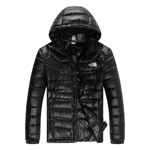 NF Mens Brand Winter Designer Down Parkas Fashion Solid Color Warm Slim Fit Down Jackets Coats