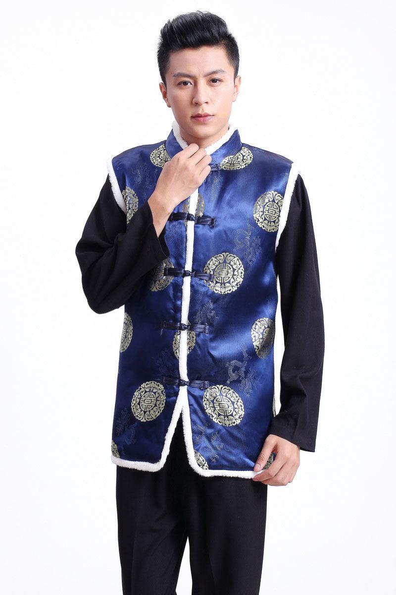 Shanghai Story New Sale Tang suit Ethnic Clothing chinese traditional clothes vests for men chinese traditional jackets 2 color 2370