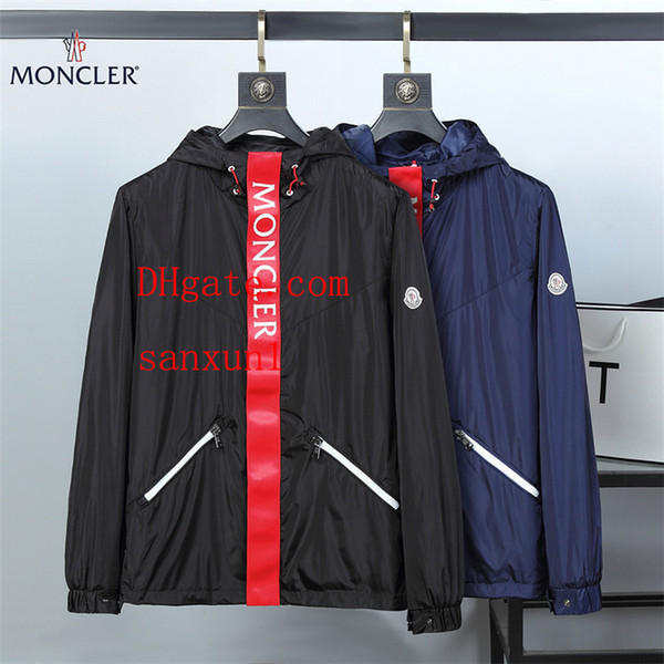 jacket Simple style letter pattern men clothes fashion zipper jacket trend men's jacket high quality fabric T-M2