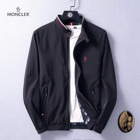 High End Men Designer Outfits Jackets Outwear Man Fashion Casual Zipper Coat Pure Color With Embroidery