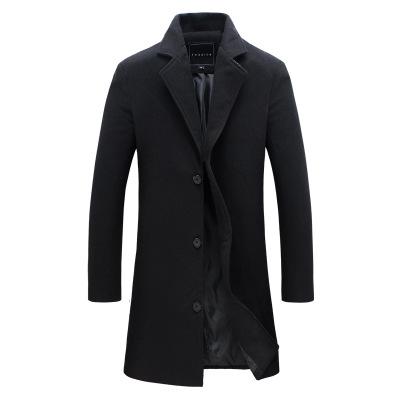 Men Wool Blends Suit Design Wool Coat Men Casual Trench Coat Slim Fit Office Suit Jackets Drop Shipping