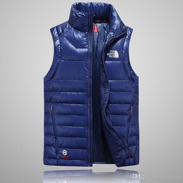 2018 top quality Men Wear Thick north Winter Outdoor Heavy Coats Down VEST mens face jackets Clothes 505