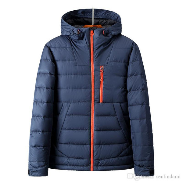 Top Quality Winter men Down Hoodies Jackets Camping Windproof Ski Warm Down Coat Outdoor Casual Hooded Sportswear COAT 235