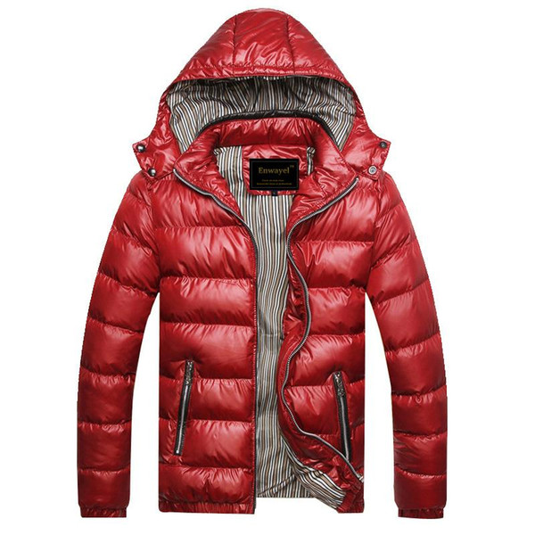 Autumn Winter Hooded Jacket Men Parka Quilted Padded Wadded Windbreaker Male Mens Jackets And Coat Parkas Overcoat M220