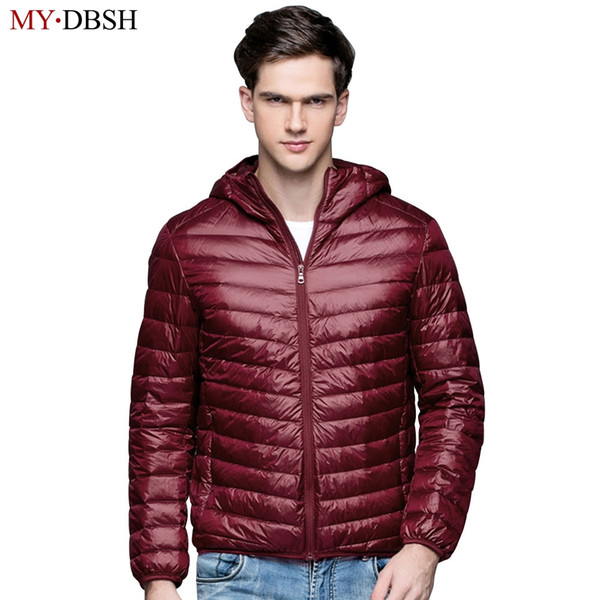 2018 New Style Casual Brand White Duck Down Jacket Men Autumn Winter Warm Coat Mens Ultralight Duck Outwear Male Windproof Parka