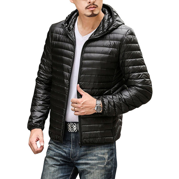 2017 Casual Ultralight Men Winter Jacket Men's short section cotton jacket cotton clothing