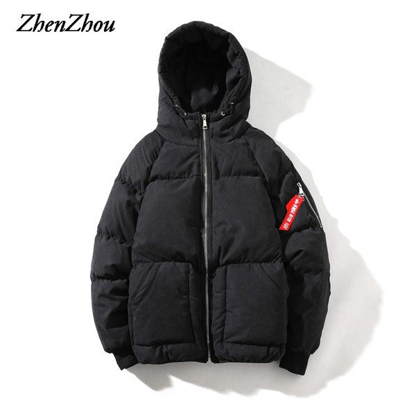 Parka Men Winter Jacket Hooded 2017 Fashion Solid Coat Mens Winter Parkas Thicking Warm Plus Size M-4XL 5XL High Quality