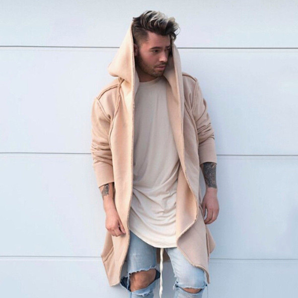 Men's Winter Slim Hoodie Warm Hooded Coat Jacket Outwear Warm Winter Coat Solid Fashion Coats Outwear