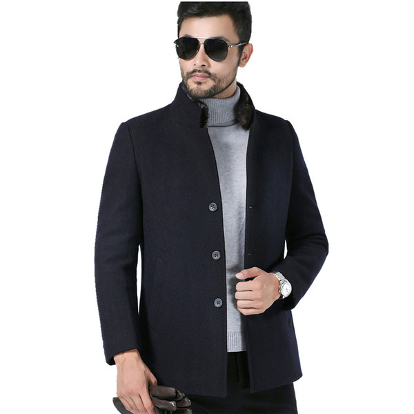 Men's Spring Autumn trench coat men Social jacket Wool Coats masculine jackets Casual spring jacket men Coat High Quality