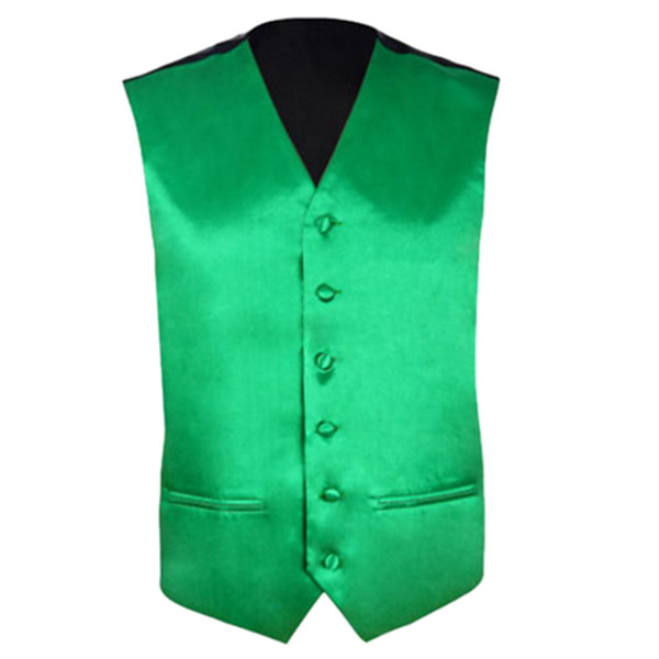 Mens Wedding Waistcoat Groom (Cyan 4XL/UK 48)