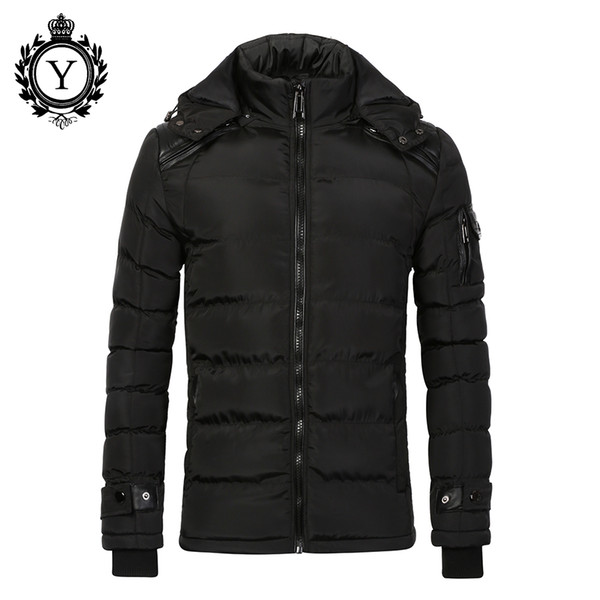 COUTUDI 2016 Cotton Warm Jackets For Mens Black Puffer Down Jacket Coats Waterproof Plus Size Men Winter Coat Male Quality Parka