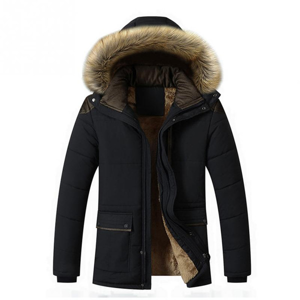 Chic Design Winter Men Jacket Youth Large Size Men Cotton - Padded Jacket Thickening Cotton Short Winter Clothes