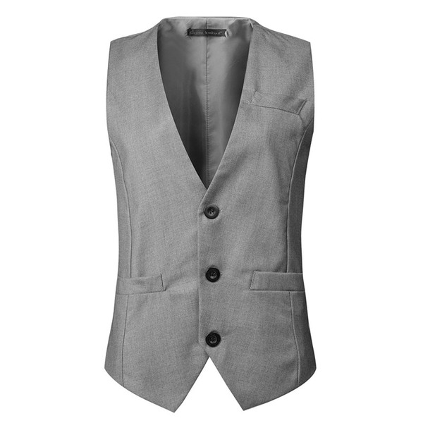 Suits Vest Mens 2017 New Multi-color Male Waistcoat Fashion Business Banquet Party Best Boy Top Size S-3XL Sell like Hot Cakes