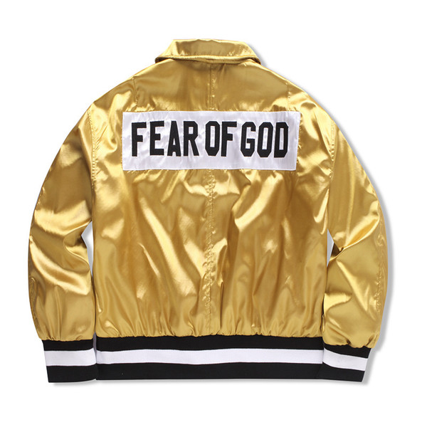 FEAR OF GOD 1987 Collection Women Men Jacket JUSTIN BIEBER High street Clothes Clothing FOG Single Breasted Jackets Coats