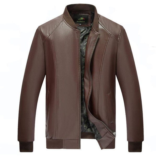 2019 New Spring Autumn Faux Leather Motorcycle Jacket V1105-009