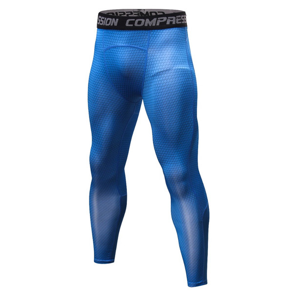 Men compression Skin tights Leggings G ym workout Crossfit Bodybuilding male Bottom MMA trousers fitness pants