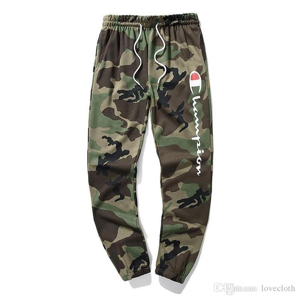 Tide street wear men sport pants fashion camouflage hip hop men joggers new drawstring casual joggers pants men free shipping