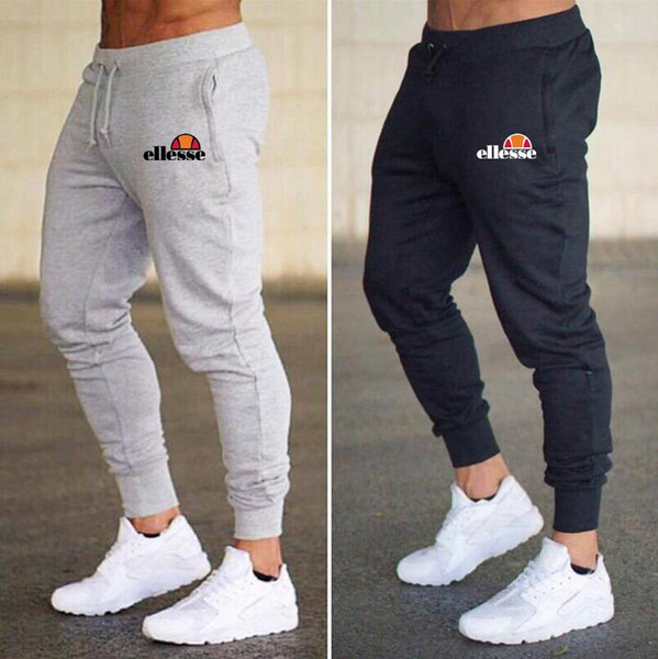 Mens Joggers Casual Pants Fitness Sportswear Bottoms Skinny Sweatpants Trousers Black Gym Jogger Bodybuilding Track Pants