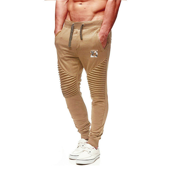 NEW gym Pants Mens Joggers Pants Fitness Casual printing Fashion Brand Joggers Sweatpants Bottom Snapback Men Casual