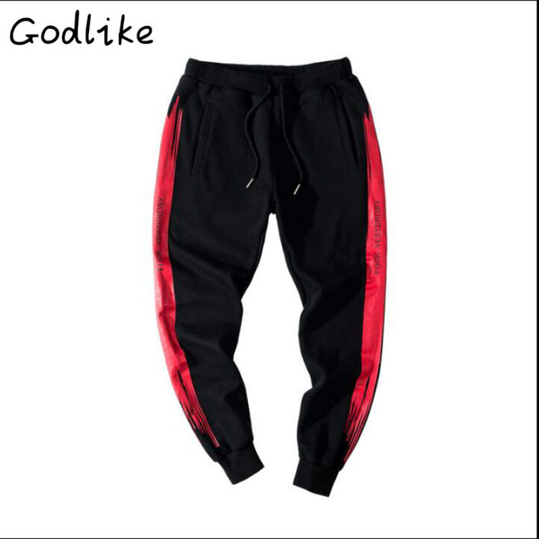 GODLIKE 2018 Men's New Fashion Large Size Harem Pants Casual Pants/Men's striped wild loose trousers Large size M - 5 xl