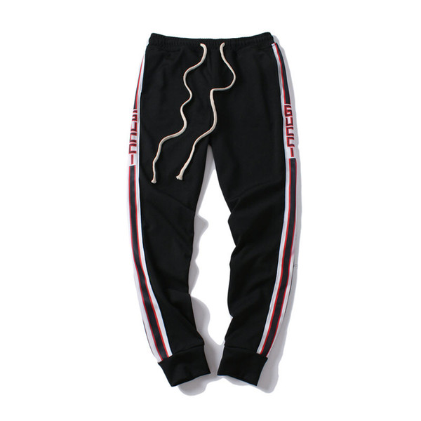 Fashion Mens Pants Active Jogger Track Pants Top Quality Brand Jogger Clothing Side Stripe Drawstring Pant Men Brand Sport Sweat Pants