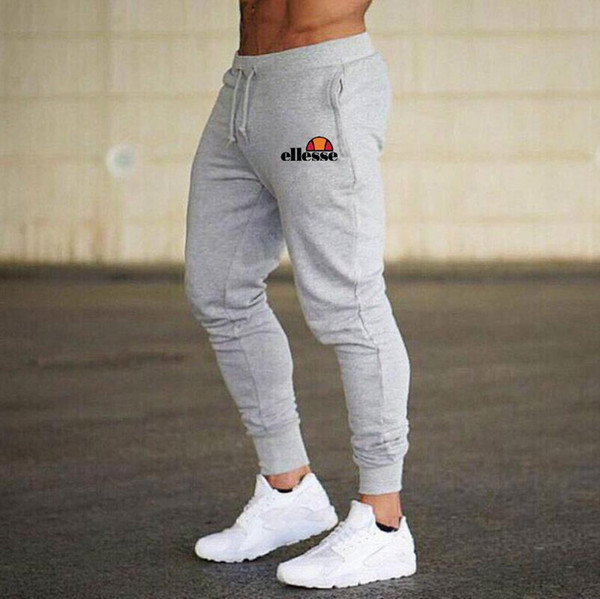 Mens Joggers Casual Pants Fitness Sportswear Bottoms Skinny Sweatpants Trousers Black Gym Jogger Bodybuilding Track Pants