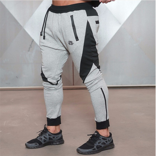 Wholesale-Brand Mens Pants Elastic Waist Slim Fit Short Homme Casual Cotton Breathable Pants Men